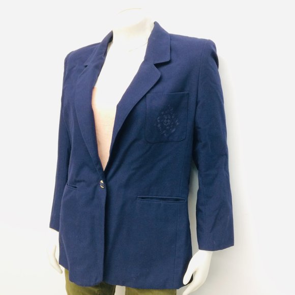 Jessica Navy Blue Blazer - Picture 3 of 7